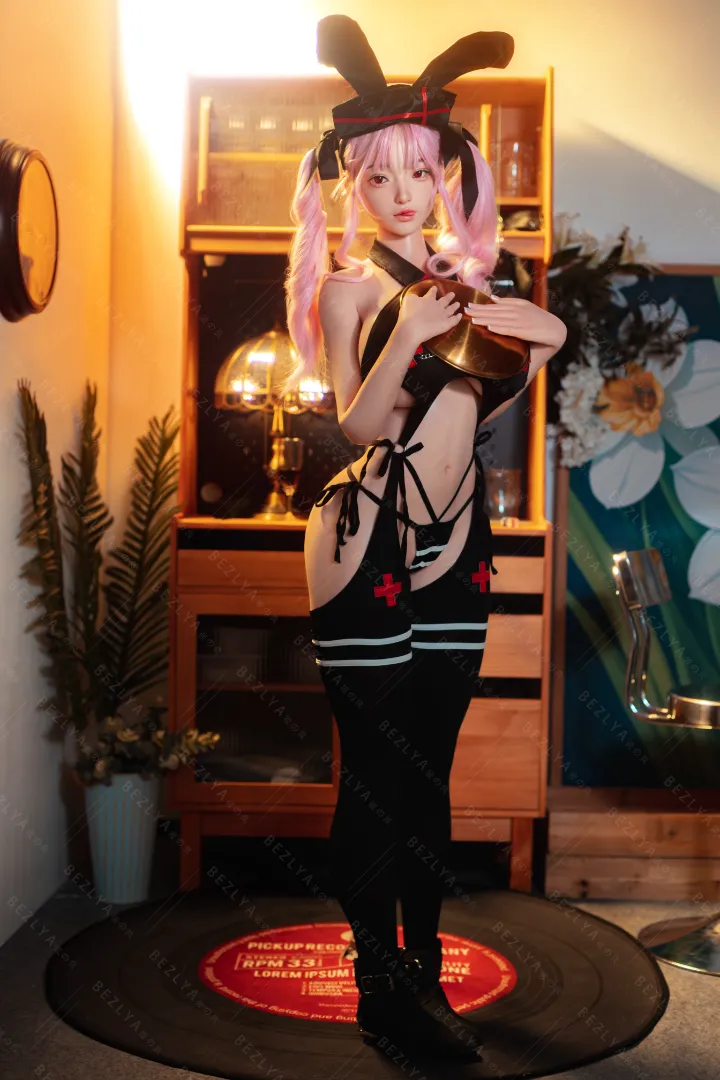 157cm (5ft2) K คัพ น้ำหนักเบา ซิลิโคน ตุ๊กตายาง หัวรุ่น ROS Bletilla